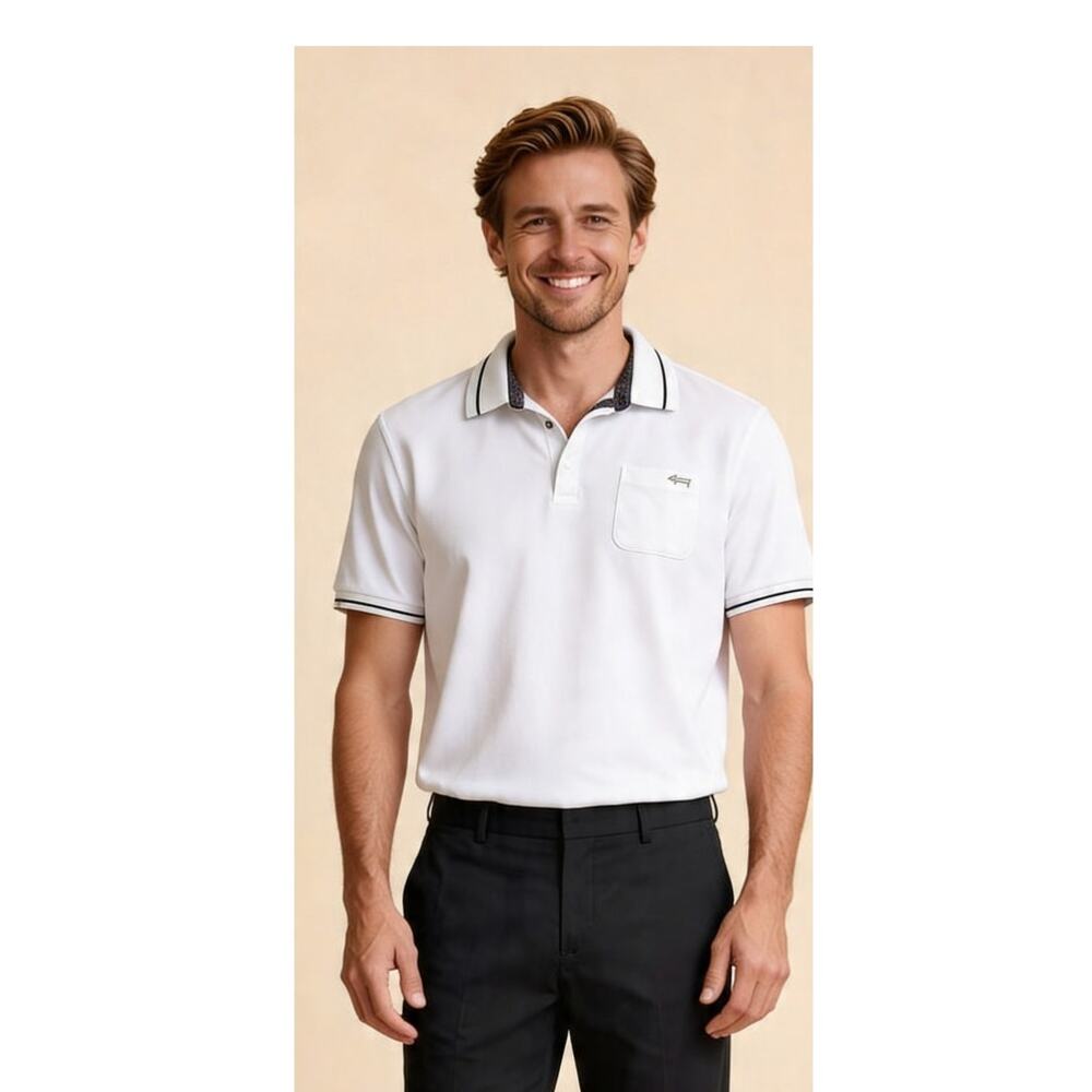 Louis Castel Cotton Polo Shirt – Size 115 (US Men’s XL)